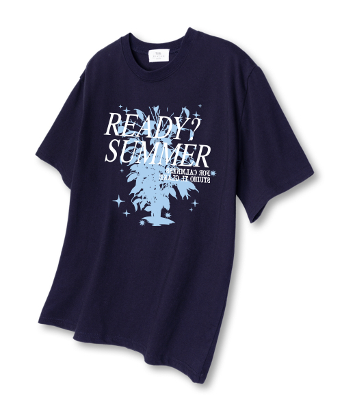 TI.GLAKE(ティーグレイク)の「レディサマー 半袖Tシャツ ネイビー(Tシャツ/カットソー・レディース・その他・LARGE/X-LARGE/XX-LARGE)」の1枚目の写真
