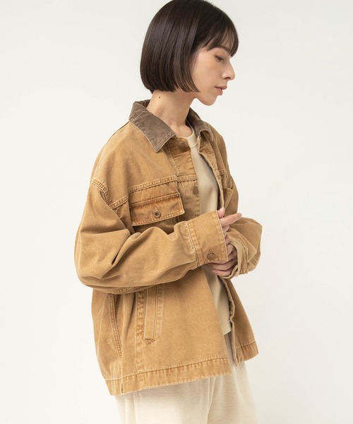 RNA-N(アールエヌエーエヌ)の「J2178 デトロイトジャケット(デニムジャケット・レディース・キャメル・FREE)」の4枚目の写真