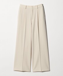 A DAY IN THE LIFE UNITED ARROWS（アデイインザライフユナイテッドアローズ）の「裏起毛 ストライプ タックワイドパンツ ‐ウォッシャブル‐＜A DAY IN THE LIFE＞（スラックス）」