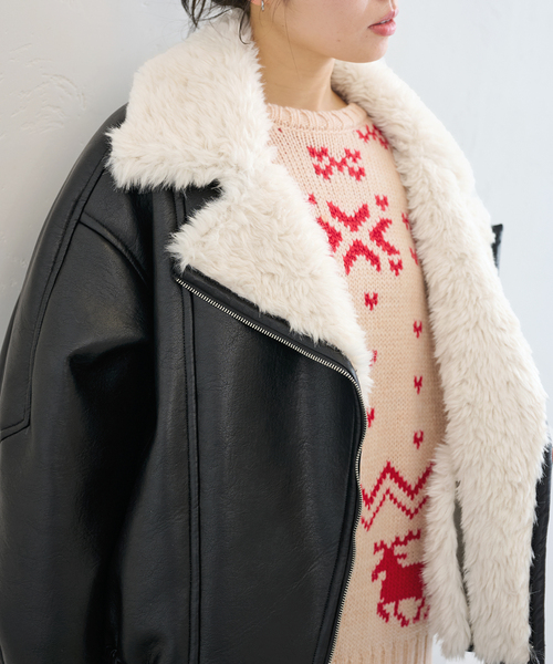 セール】FAKESHEARLING B3.5 RIDERS（ブルゾン）｜U by SPICK&SPAN