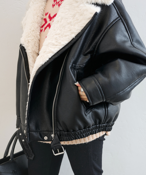 セール】FAKESHEARLING B3.5 RIDERS（ブルゾン）｜U by SPICK&SPAN