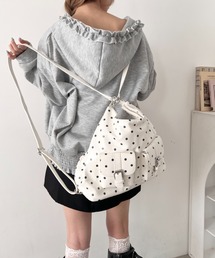 Loueme（ルエム）の「【7色展開】ダブルポケット3WAYショルダーバッグ（ショルダーバッグ）」