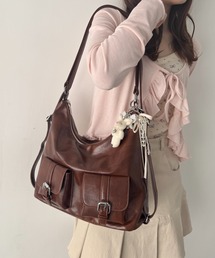 Loueme（ルエム）の「ダブルポケット3WAYショルダーバッグ（ショルダーバッグ）」