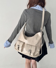 Loueme（ルエム）の「ダブルポケット3WAYショルダーバッグ（ショルダーバッグ）」