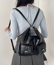 Loueme（ルエム）の「ダブルポケット3WAYショルダーバッグ（ショルダーバッグ）」