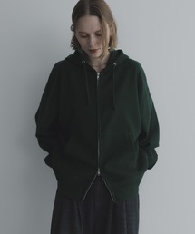 remer（リメール）の「ハイゲージプリーツジップパーカー / high gauge pleats zip hoodie（パーカー）」