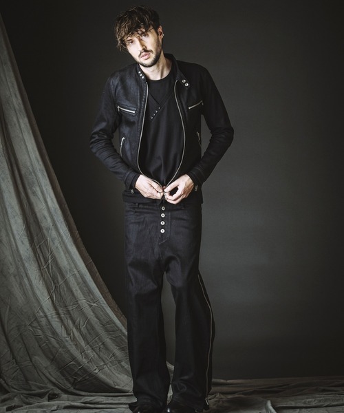 NO ID.（ノーアイディ）の「【NO ID.】Irregular Neck Pullover / イレギュラー ネック プルオーバー（Tシャツ/カットソー・メンズ・グレー/ブラック/ホワイト・2/1）」の22枚目の写真