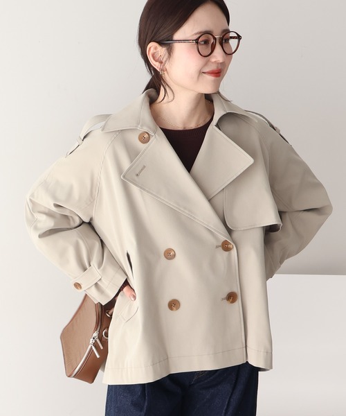 AMERICAN HOLIC（アメリカンホリック）の「ショートトレンチコート（トレンチコート・レディース・ライトカーキ/ベージュ・L/M）」の20枚目の写真