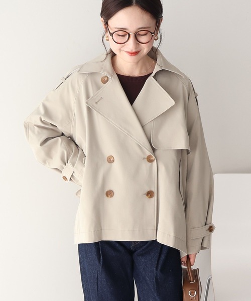 AMERICAN HOLIC（アメリカンホリック）の「ショートトレンチコート（トレンチコート・レディース・ライトカーキ/ベージュ・L/M）」の21枚目の写真