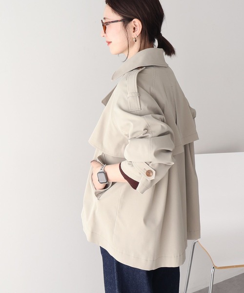 AMERICAN HOLIC（アメリカンホリック）の「ショートトレンチコート（トレンチコート・レディース・ライトカーキ/ベージュ・L/M）」の22枚目の写真