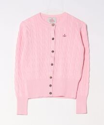 カーディガン/ボレロ（ピンク/桃色系・コットン）ファッション通販