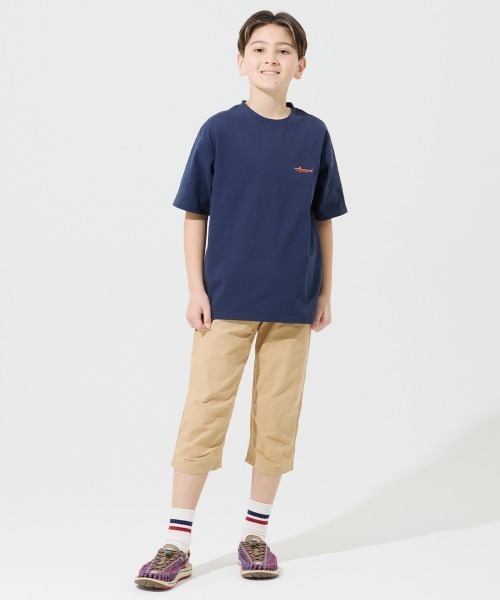 KRIFF MAYER Kid's Collection(クリフメイヤーキッズコレクション)の「【接触冷感】涼タッチシャリT(サメ)(Tシャツ/カットソー・キッズ・オレンジ/イエロー/ネイビー/サックスブルー・120/130/140/150/160/170)」の20枚目の写真