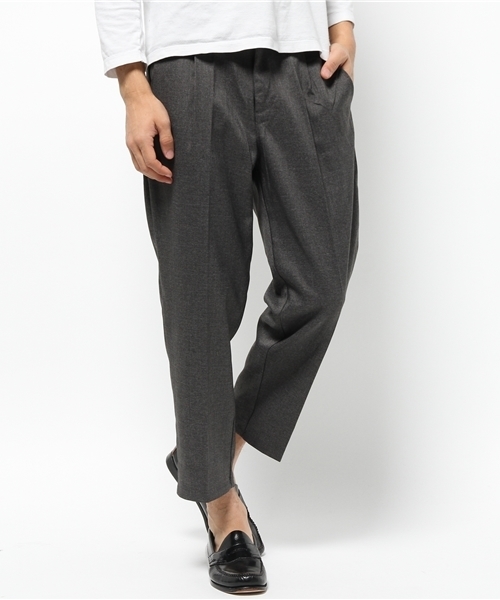 OUTLET(アウトレット)の「【WHO'S WHO gallery】GGイイタックパンツ(その他パンツ・メンズ・グレー/ブラック・MEDIUM/LARGE)」の2枚目の写真