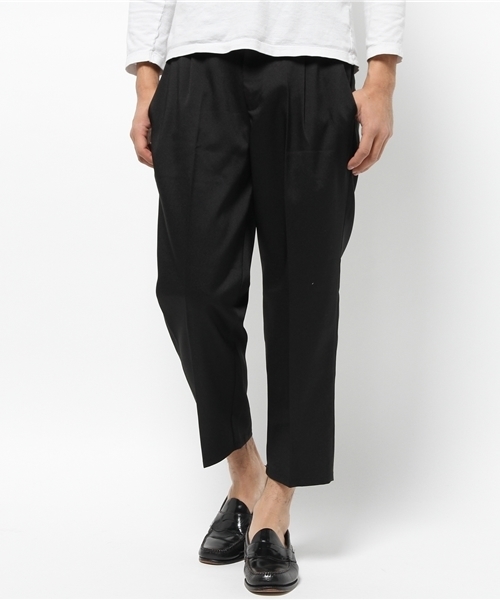 OUTLET(アウトレット)の「【WHO'S WHO gallery】GGイイタックパンツ(その他パンツ・メンズ・グレー/ブラック・MEDIUM/LARGE)」の1枚目の写真