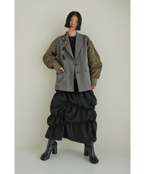 MA-1 DOCKING JK（テーラードジャケット）｜OMMO（オーエムエムオー