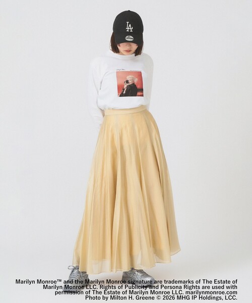 Ray BEAMS（レイビームス）の「【別注】GOOD ROCK SPEED / Marilyn Monroe ロングスリーブ Tシャツ（Tシャツ/カットソー・レディース・ホワイト系その他2/ホワイト・ONE SIZE）」の14枚目の写真