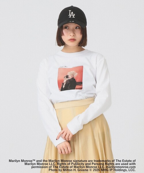 Ray BEAMS（レイビームス）の「【別注】GOOD ROCK SPEED / Marilyn Monroe ロングスリーブ Tシャツ（Tシャツ/カットソー・レディース・ホワイト系その他2/ホワイト・ONE SIZE）」の17枚目の写真