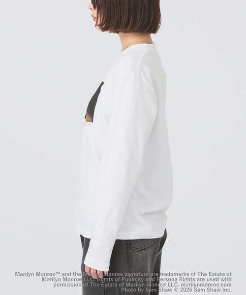 Ray BEAMS（レイビームス）の「【別注】GOOD ROCK SPEED / Marilyn Monroe ロングスリーブ Tシャツ（Tシャツ/カットソー・レディース・ホワイト系その他2/ホワイト・ONE SIZE）」の19枚目の写真