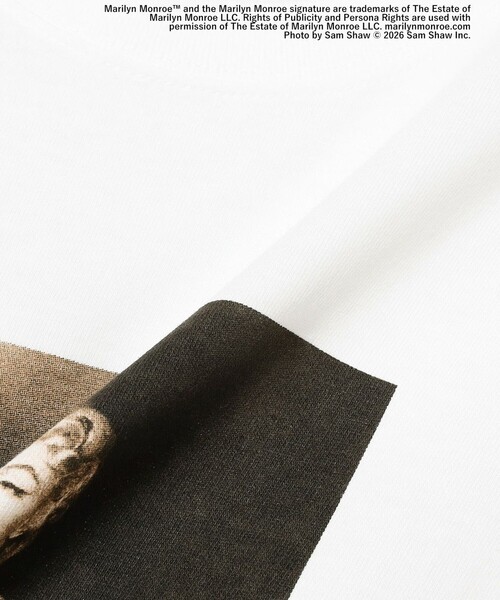 Ray BEAMS（レイビームス）の「【別注】GOOD ROCK SPEED / Marilyn Monroe ロングスリーブ Tシャツ（Tシャツ/カットソー・レディース・ホワイト系その他2/ホワイト・ONE SIZE）」の7枚目の写真