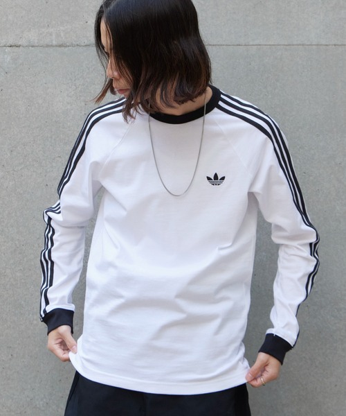 adidas/アディダス 3-STRIPES LONGSLEEVE トレフォイルロゴ ラグラン