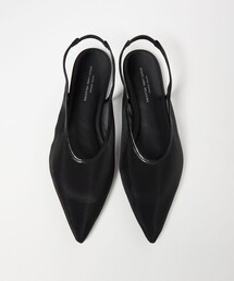 ポインテッド チュール スリングバックシューズ / サンダル / パンプス