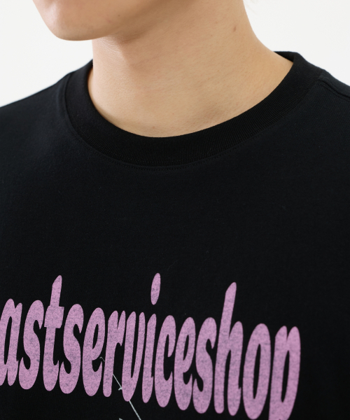 eastserviceshop(イーストサービスショップ)の「Fishing Robo Half T - Black(Tシャツ/カットソー・レディース・ブラック・SMALL/MEDIUM)」の4枚目の写真