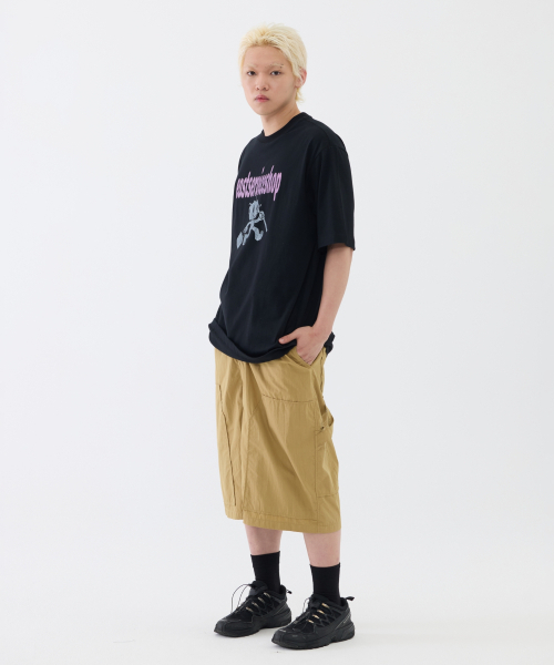 eastserviceshop(イーストサービスショップ)の「Fishing Robo Half T - Black(Tシャツ/カットソー・レディース・ブラック・SMALL/MEDIUM)」の5枚目の写真