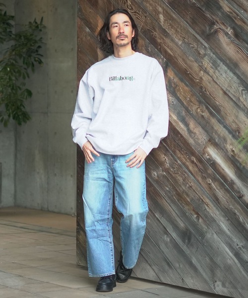 BILLABONG（ビラボン）の「BILLABONG メンズ TITLE トレーナー 【2026年春夏モデル】（スウェット・メンズ・スミクロ/オートミール/グレー・LARGE/MEDIUM/X-LARGE）」の9枚目の写真
