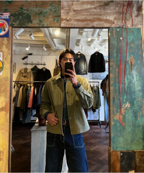 VDR（ブイディアール）の「P41 HBT UTILITY JACKET [Army Olive]（ミリタリージャケット・メンズ・その他・M/L/XL）」の7枚目の写真