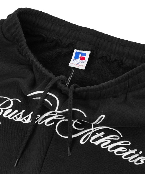 Russell Athletic(ラッセルアスレティック)の「X-girl × Russell SCRIPT LOGO SWEATPANTS(スウェットパンツ・レディース・アッシュ/ブラック・S/M)」の16枚目の写真