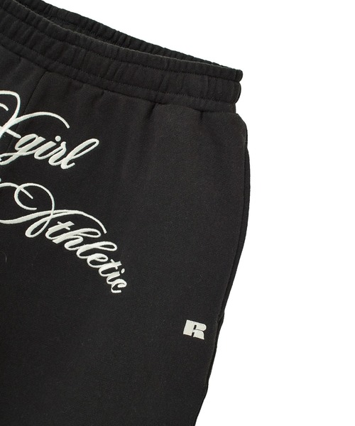 Russell Athletic(ラッセルアスレティック)の「X-girl × Russell SCRIPT LOGO SWEATPANTS(スウェットパンツ・レディース・アッシュ/ブラック・S/M)」の17枚目の写真