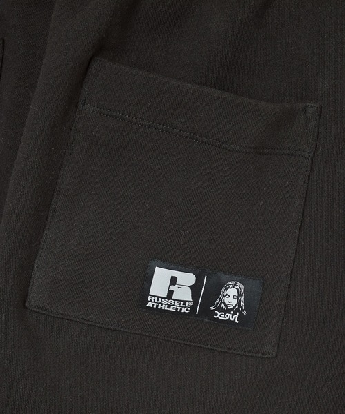 Russell Athletic(ラッセルアスレティック)の「X-girl × Russell SCRIPT LOGO SWEATPANTS(スウェットパンツ・レディース・アッシュ/ブラック・S/M)」の20枚目の写真