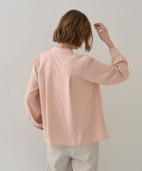 YECCA VECCA（イェッカヴェッカ）の「スカーフリング付きボウタイブラウス（シャツ/ブラウス・レディース・オフホワイト/サックスブルー/ピンク/ネイビー・FREE）」の22枚目の写真