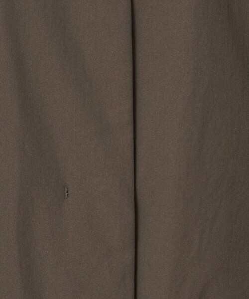 green label relaxing（グリーンレーベルリラクシング）の「［size SHORTあり］パフィー ノーカラー ブルゾン 2 撥水 ウォッシャブル（ブルゾン・レディース・ダークブラウン・38/36/SHORT）」の5枚目の写真