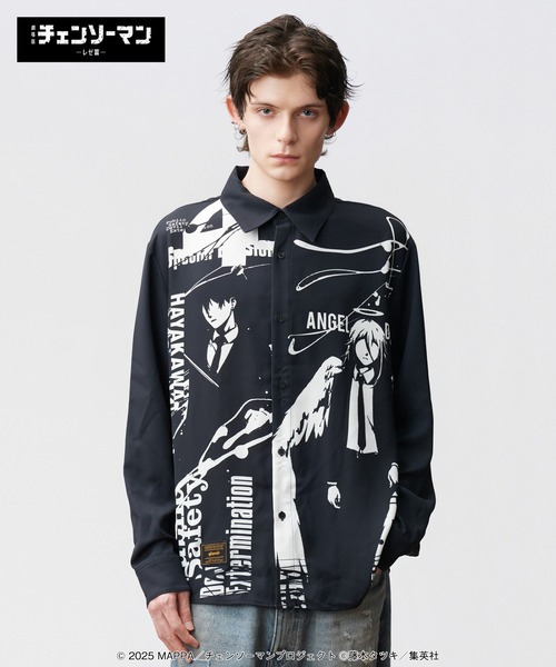 glamb（グラム）の「Aki & Angel Devil Shirt / アキアンドエンジェルデビルシャツ（シャツ/ブラウス・メンズ・ブラック・M/L/XL）」の5枚目の写真