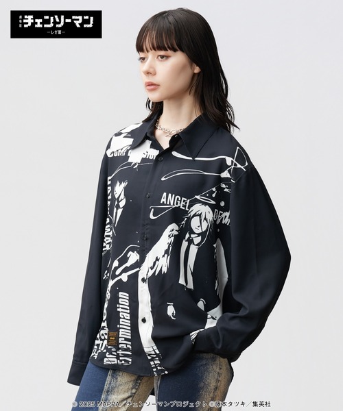 glamb（グラム）の「Aki & Angel Devil Shirt / アキアンドエンジェルデビルシャツ（シャツ/ブラウス・メンズ・ブラック・M/L/XL）」の6枚目の写真