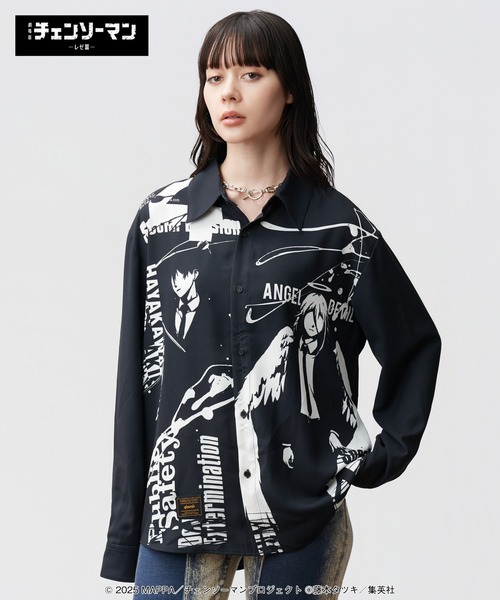 glamb（グラム）の「Aki & Angel Devil Shirt / アキアンドエンジェルデビルシャツ（シャツ/ブラウス・メンズ・ブラック・M/L/XL）」の8枚目の写真