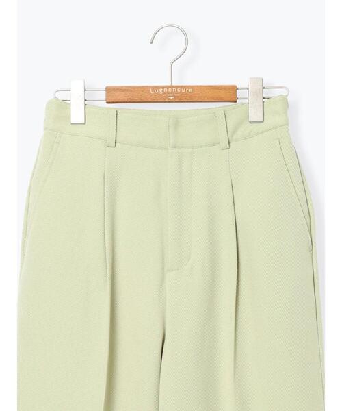Lugnoncure（ルノンキュール）の「ウエストタックセンタープレスワイドパンツ（その他パンツ・レディース・グリーン/ベージュ/ブラック・F）」の11枚目の写真