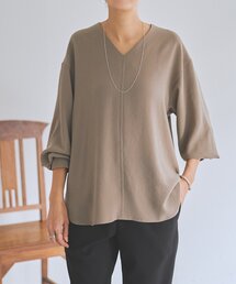 《LIVETART》ヴィンテージジョーゼットVプルオーバー