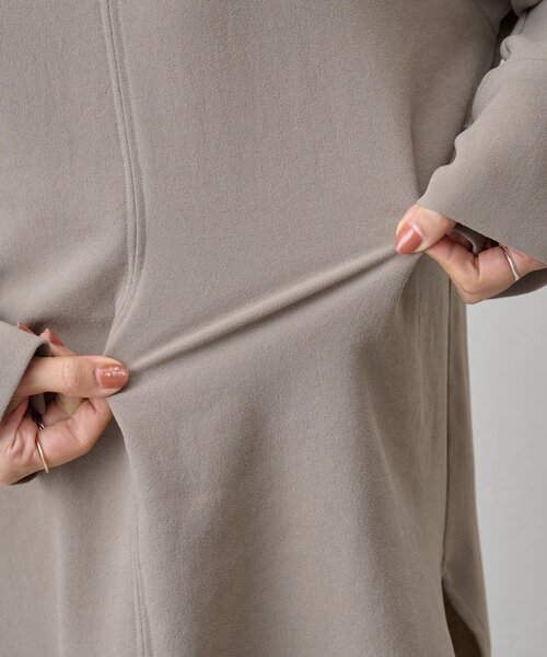 LIVETART（リヴェタート）の「《LIVETART》ヴィンテージジョーゼットVプルオーバー（シャツ/ブラウス・レディース・ネイビー/モカ・FREE）」の11枚目の写真