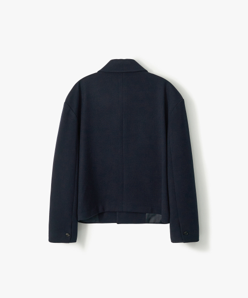 TRIP LE SENS（トリップ ル センス）の「[F/W]カスタムウールカラー隠しスナップブレザー_ヘビーツイル_ネイビー（テーラードジャケット・メンズ・その他・M/L）」の5枚目の写真