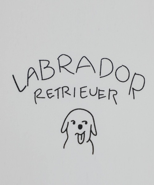 antiqua（アンティカ）の「クルーネック  犬モチーフ ロゴ Tシャツ（Tシャツ/カットソー・レディース・ホワイト/ブラック・ONESIZE）」の18枚目の写真