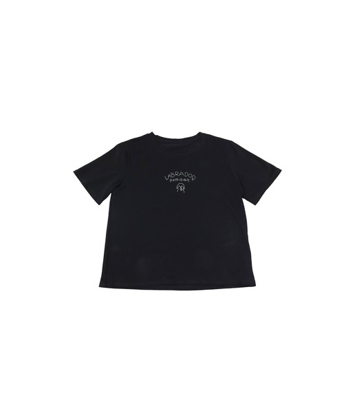 antiqua（アンティカ）の「クルーネック  犬モチーフ ロゴ Tシャツ（Tシャツ/カットソー・レディース・ホワイト/ブラック・ONESIZE）」の14枚目の写真
