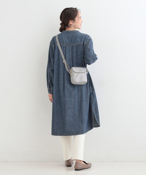 Lee（リー）の「【Lee別注／撥水】ミニショルダー（ショルダーバッグ・レディース・シルバー系7/ブラック系7/ライトオレンジ系1/アイボリー系7/ゴールド系7・00）」の9枚目の写真