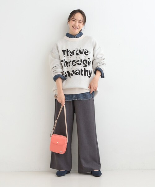 Lee（リー）の「【Lee別注／撥水】ミニショルダー（ショルダーバッグ・レディース・シルバー系7/ブラック系7/ライトオレンジ系1/アイボリー系7/ゴールド系7・00）」の13枚目の写真