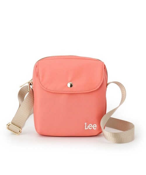 Lee（リー）の「【Lee別注／撥水】ミニショルダー（ショルダーバッグ・レディース・シルバー系7/ブラック系7/ライトオレンジ系1/アイボリー系7/ゴールド系7・00）」の19枚目の写真