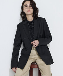 COMME CA（コムサ）の「【セットアップ対応】ストレッチトロ ダブルジャケット（スーツジャケット）」