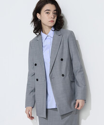 COMME CA（コムサ）の「【セットアップ対応】ストレッチトロ ダブルジャケット（スーツジャケット）」