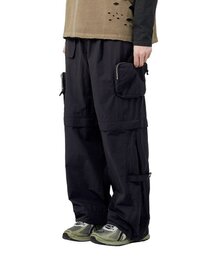 TWOWAY POCKET PANTS (CN) / BLACK