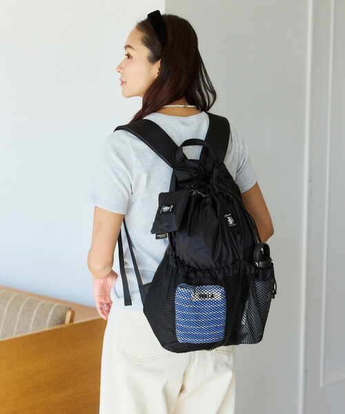 COBMASTER（コブマスター）の「Cobmaster × FREAK'S STORE/コブマスター × フリークスストア 別注 HUMMING PACK デイパック（バックパック/リュック・メンズ・ベージュ/チャコールグレー/ブラック/ラベンダー・ONE SIZE）」の8枚目の写真